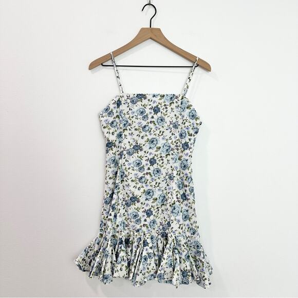 Mable Sumira Bottom Flare Floral Sleeveless Mini Dress size medium - Picture 2 of 8